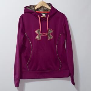 Under Armour Pullover pink/Purple Hoodie women's Size Large